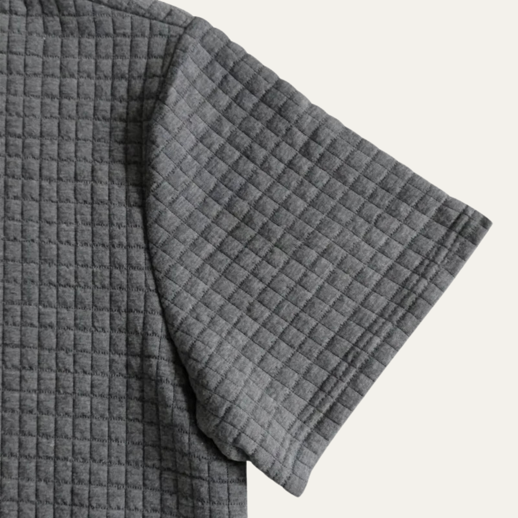 Men's Waffle Knit Polo and Shorts Set | Relaxed Summer Co-Ord